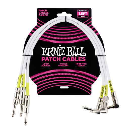 Przejdź do produktu Złączki, patch kable ERNIE BALL 6056 3-pack (46cm)