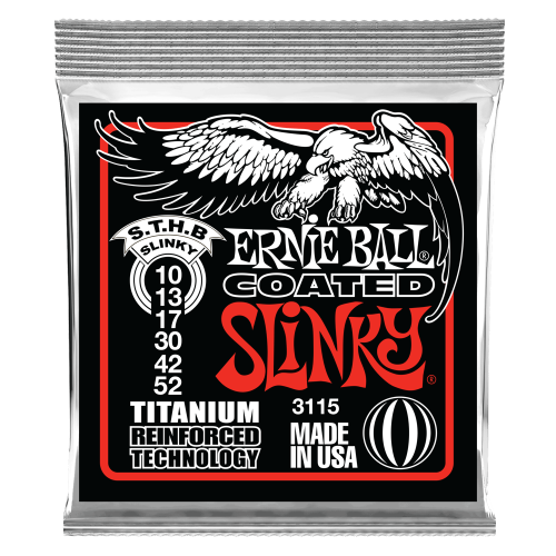 Przejdź do produktu Struny ERNIE BALL 3115 Coated Titanium (10-52)