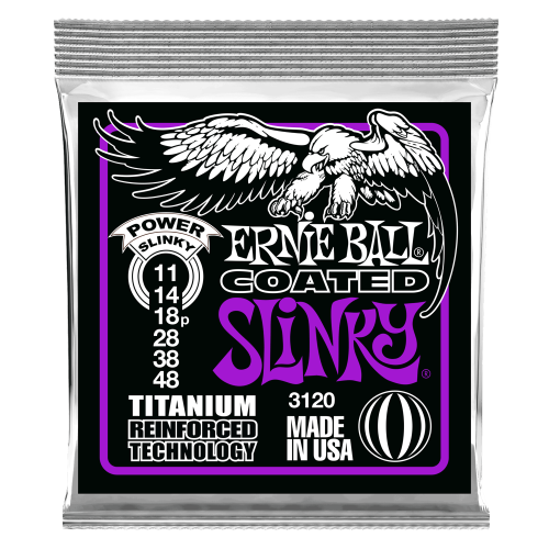 Przejdź do produktu Struny ERNIE BALL 3120 Coated Titanium (11-48)