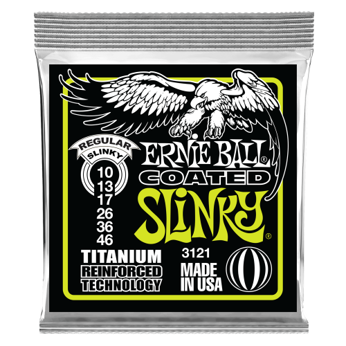 Przejdź do produktu Struny ERNIE BALL 3121 Coated Titanium (10-46)