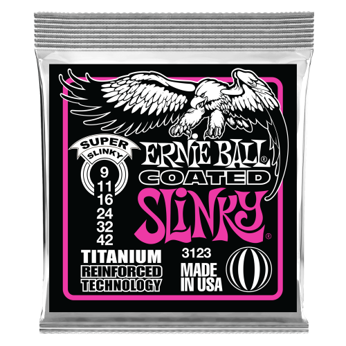 Przejdź do produktu Struny ERNIE BALL 3123 Coated Titanium (9-42)