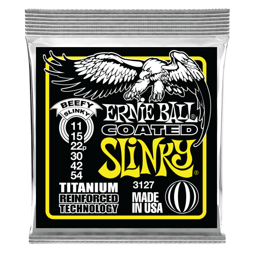 Przejdź do produktu Struny ERNIE BALL 3127 Coated Titanium (11-54)