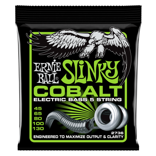 Go to product Struny ERNIE BALL 2736 Slinky Cobalt (45-130) 5str
