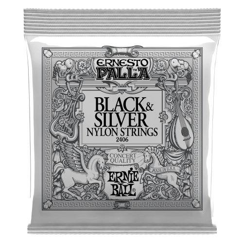 Przejdź do produktu Struny ERNIE BALL 2406 Ernesto Palla Black&Silver