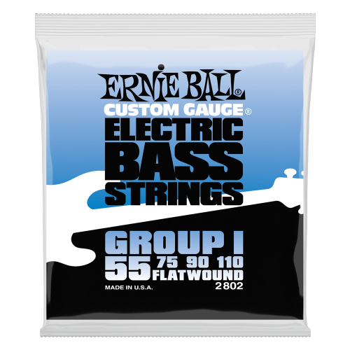 Przejdź do produktu Struny ERNIE BALL 2802 Flatwound (55-110)