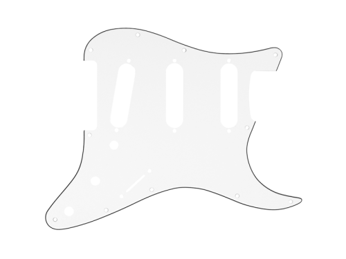 Przejdź do produktu Pickguard SSS FENDER 0991360000 (WH)