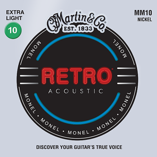 Go to product MARTIN MM10 Retro acoustic guitar strings (10-47)