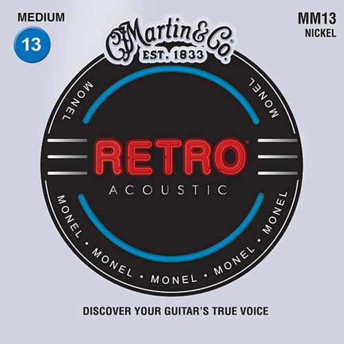 Go to product MARTIN MM13 Retro acoustic guitar strings (13-56)