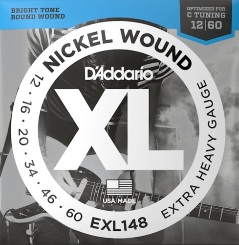 Przejdź do produktu Struny D'ADDARIO XL Nickel Wound EXL148 (12-60)