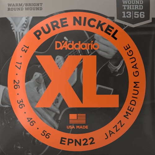 Przejdź do produktu Struny D'ADDARIO XL Pure Nickel EPN22 (13-56)