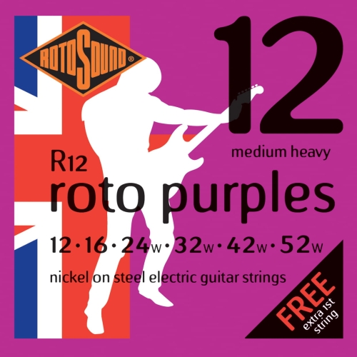 Przejdź do produktu Struny ROTOSOUND R12 Roto Purples (12-52)