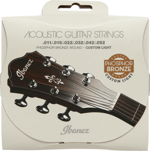 Go to product IBANEZ IACPS62C Phosphor Bronze acoustic guitar strings (11-52)