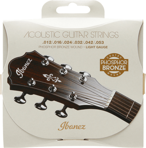 Go to product IBANEZ IACSP6C Phosphor Bronze acoustic guitar strings  (12-53)
