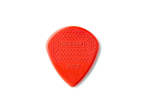 Przejdź do produktu Kostki DUNLOP Max Grip Jazz III Nylon Red