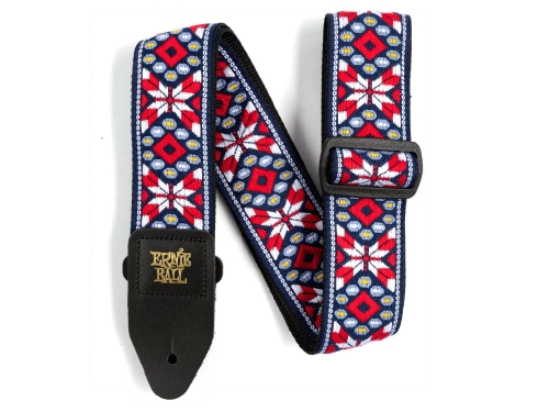 Go to product ERNIE BALL Taos Fire Red Jacquard guitar strap