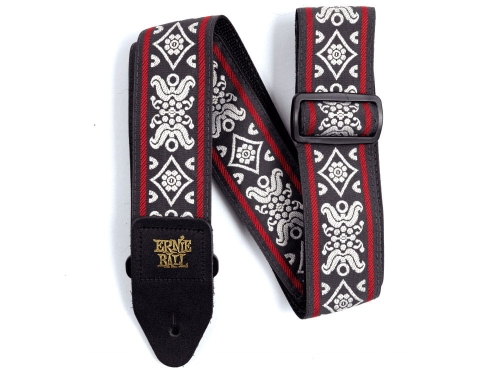 Go to product ERNIE BALL Blackjack Red Jacquard guitar strap