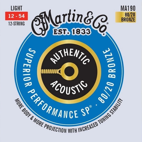 Go to product MARTIN Authentic SP Bronze MA190 (12-54) 12str