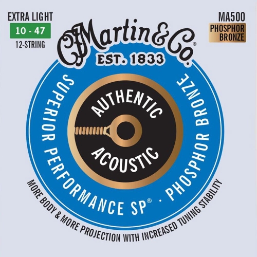 Go to product MARTIN Authentic Phosphor MA500 strings (10-47) 12s
