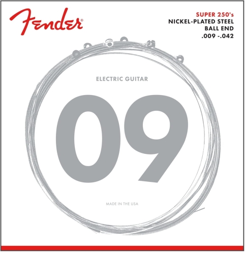Przejdź do produktu Struny FENDER Super 250L Nickel-Plated (09-42)
