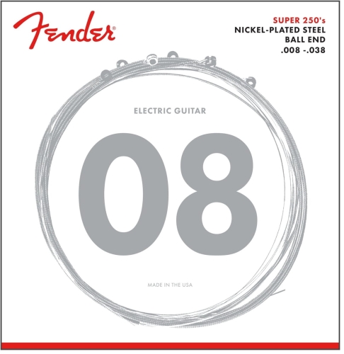 Przejdź do produktu Struny FENDER Super 250XS Nickel-Plated (08-38)