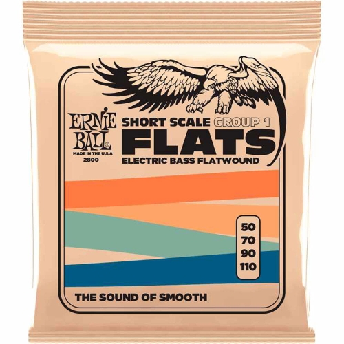 Przejdź do produktu Struny ERNIE BALL 2800 Flatwound (50-110) Short
