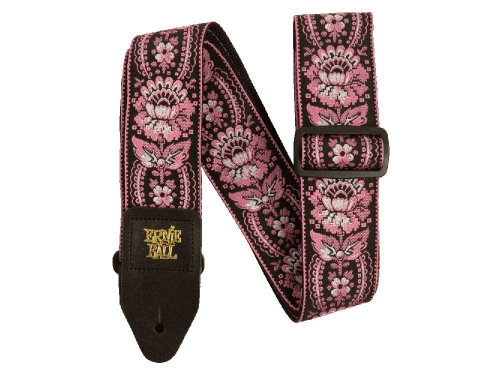 Przejdź do produktu Pasek gitarowy ERNIE BALL Pink Orleans Jacquard