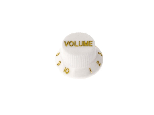 Przejdź do produktu Gałka gitarowa VPARTS VKN-102V S-style Vol (WH)