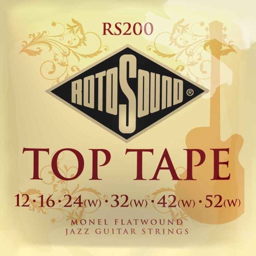 Go to product ROTOSOUND RS200 Top Tape (12-52) Jazz