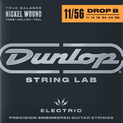 Przejdź do produktu Struny DUNLOP Nickel Plated Steel Drop B (11-56)