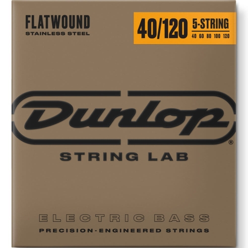 Przejdź do produktu Struny DUNLOP DBFS40120 Flatwound (40-120) 5str