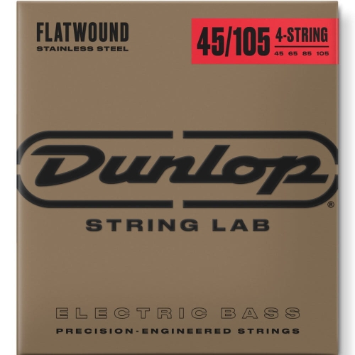 Przejdź do produktu Struny DUNLOP DBFS45105 Flatwound (45-105)