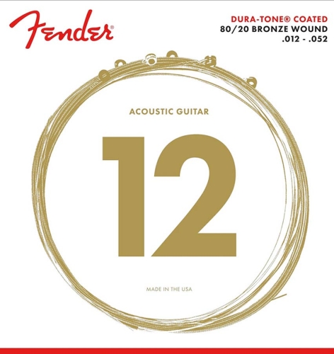 Przejdź do produktu Struny FENDER 880L Dura-Tone 80/20 Bronze (12-52)