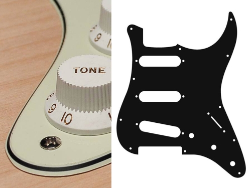Go to product BOSTON ST-313 SSS guitar pickguard (MG)