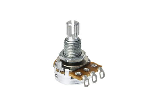 Przejdź do produktu Potencjometr mini ALPHA 500K liniowy M8 (std)