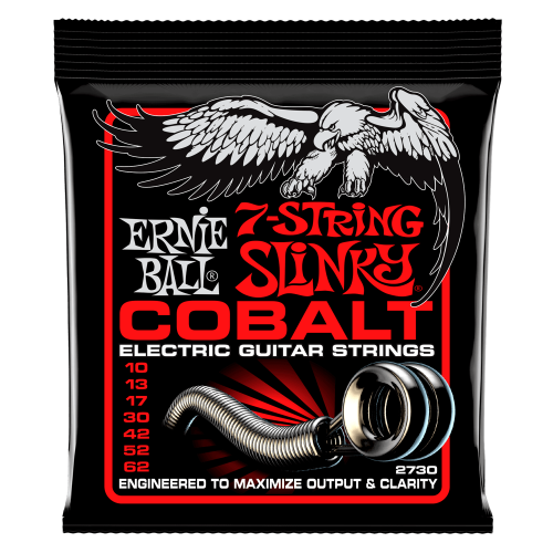 Przejdź do produktu Struny ERNIE BALL 2730 Slinky Cobalt (10-62) 7str.