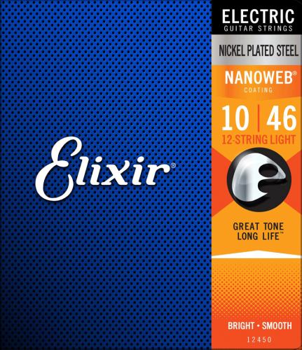 Przejdź do produktu Struny ELIXIR NanoWeb Nickel Plated (10-46) 12str