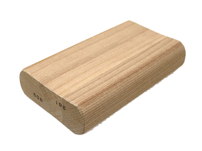 Hosco 2-Way Wooden Sanding Block - Radius 14"/16" For Guitar Fretboard & Curved Surfaces